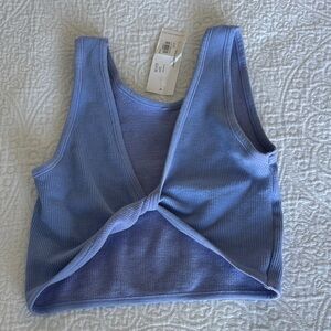 Quiet Storm blue tank top NWT
